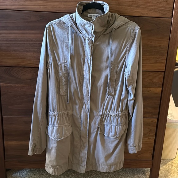 James Perse size 1 women’s utility jacket. Light beige color. Never worn. - Picture 1 of 6